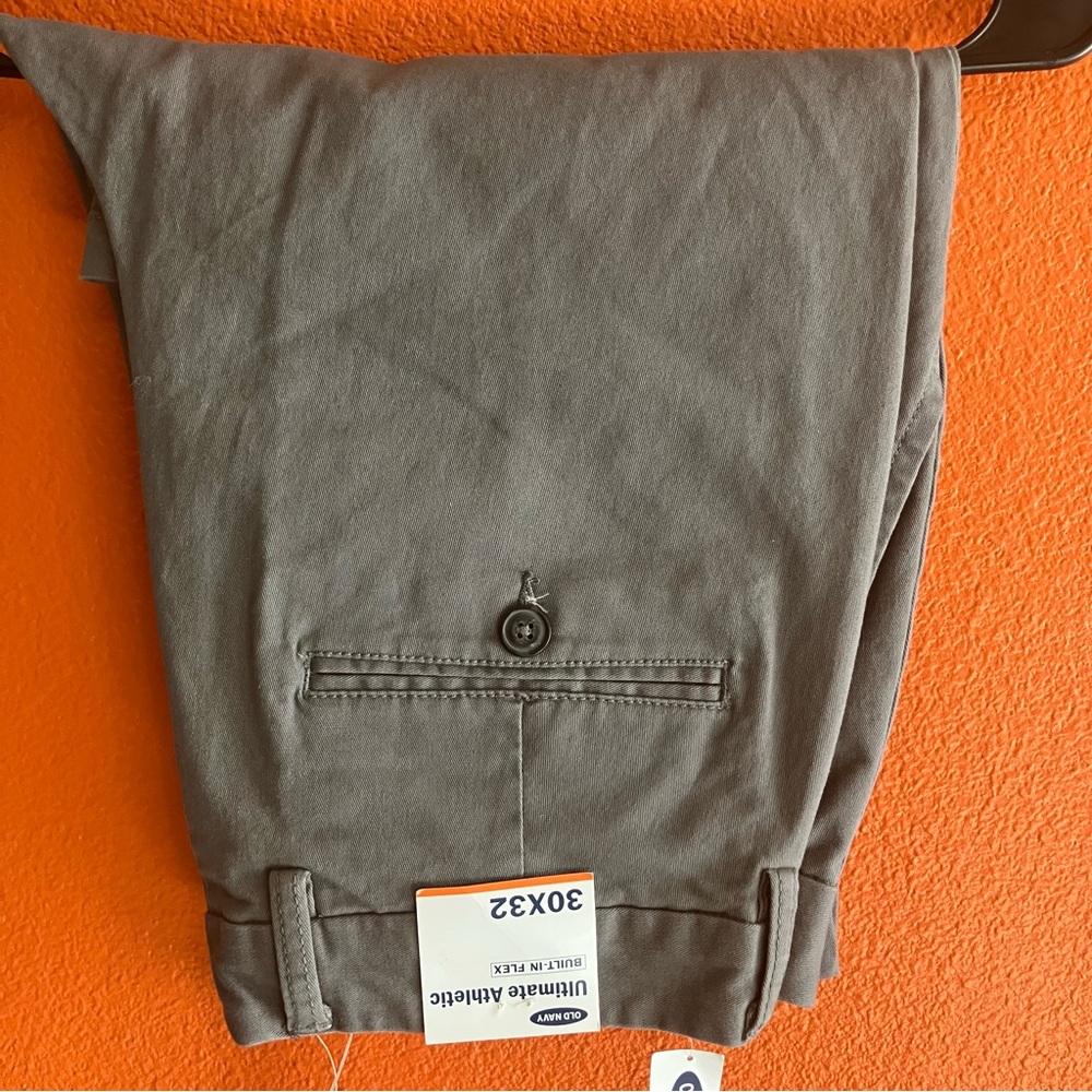 Old Navy Gray Chinos Cotton Blend